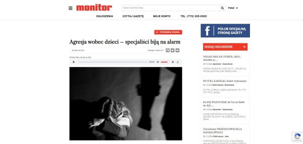 Agresja wobec dzieci – specjalisci bija na alarm