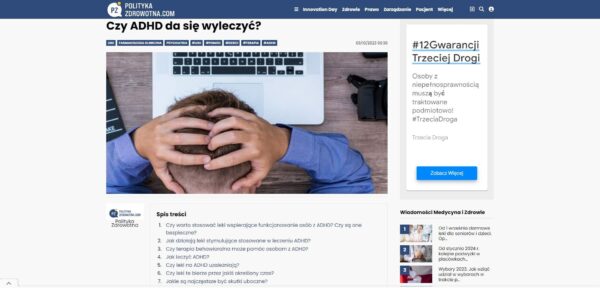 Czy ADHD da się wyleczyć
