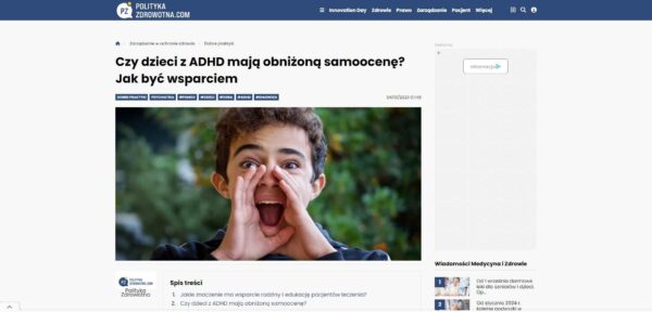 Czy dzieci z ADHD mają obniżoną samoocenę Jak być wsparciem
