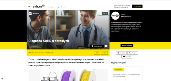Diagnoza ADHD u dorosłych