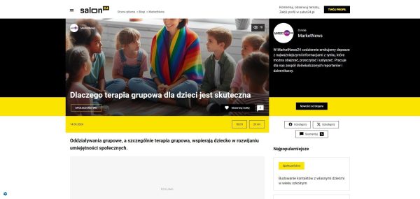 Dlaczego terapia grupowa dla dzieci jest skuteczna