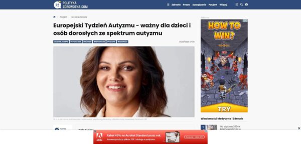 Europejski Tydzień Autyzmu ważny dla dzieci i osób dorosłych ze spektrum autyzmu