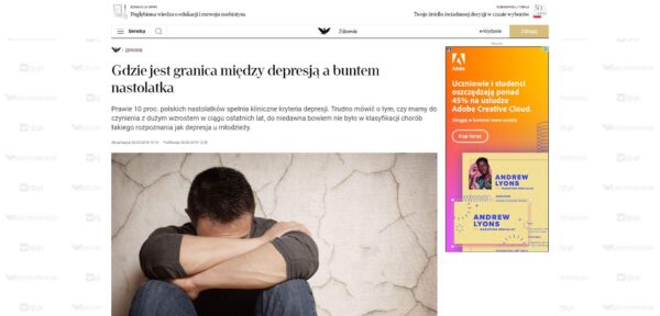 Gdzie jest granica między depresją a buntem nastolatka