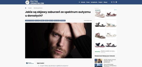 Jakie sa objawy zaburzen ze spektrum autyzmu u doroslych