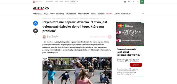 Psychiatra nie naprawi dziecka