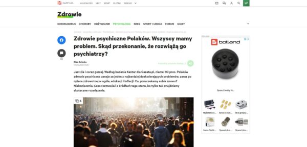 Zdrowie psychiczne Polaków. Wszyscy mamy problem. Skąd przekonanie że rozwiążą go psychiatrzy
