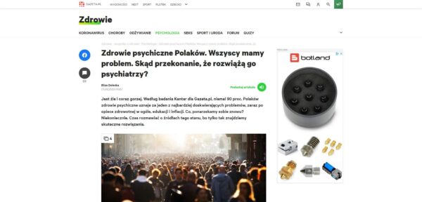 Zdrowie psychiczne Polaków. Wszyscy mamy problem. Skąd przekonanie, że rozwiążą go psychiatrzy