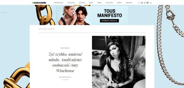 Żyć szybko, umierać młodo. Analizujemy osobowość Amy Winehouse